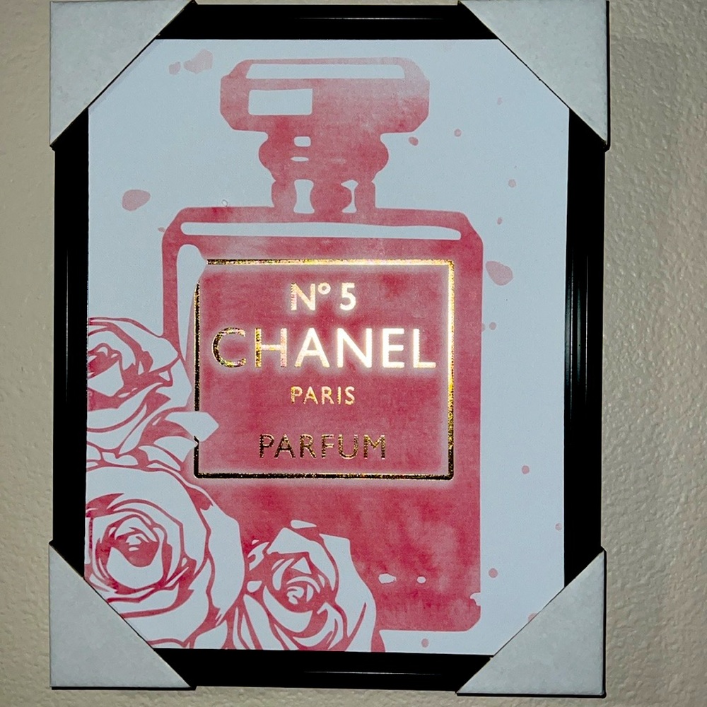 Fairchild Paris Vintage Chanel Bottle Wall Art